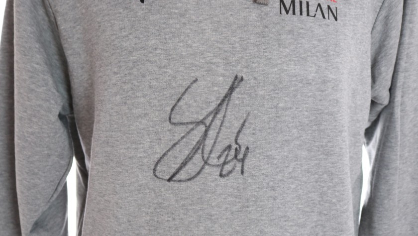 Felpa Fondazione Milan Autografata Da Simon Kjaer Charitystars