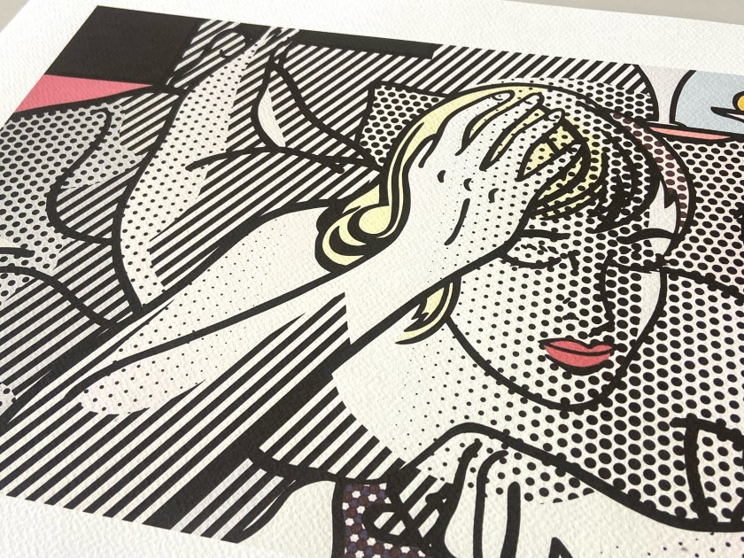 Thinking Nude Signed Limited Edition By Roy Lichtenstein CharityStars