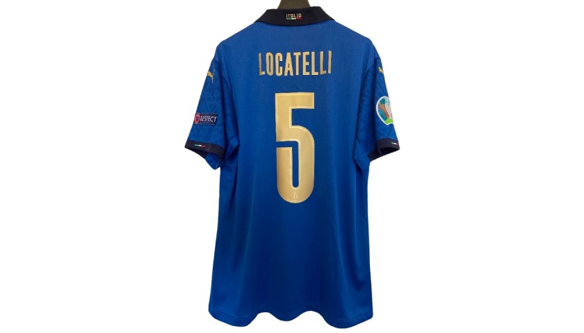 Locatelli S Match Shirt Italy Switzerland Charitystars