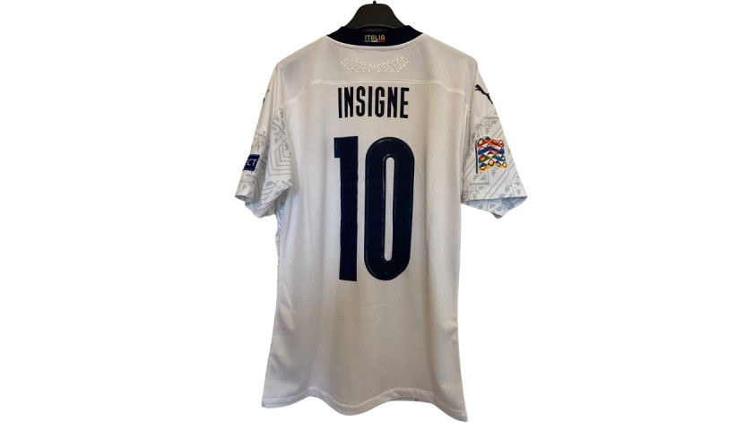 Insigne S Match Shirt Bosnia Italy 2020 CharityStars