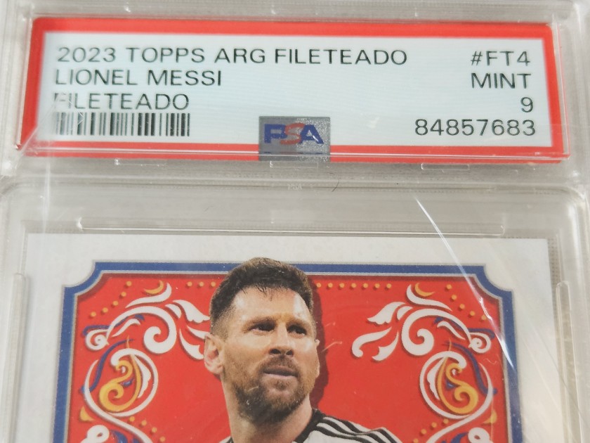 Lionel Messi Fileteado Topps Argentina Ft Charitystars