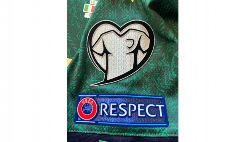 Acerbi S Match Issued Shirt Italy Greece Charitystars