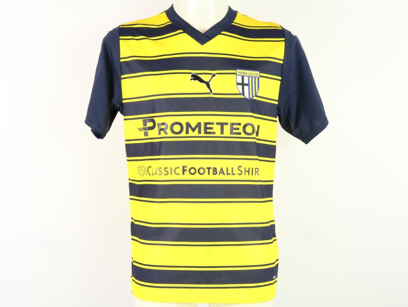 Partipilo S Unwashed Shirt Spezia Vs Parma Charitystars