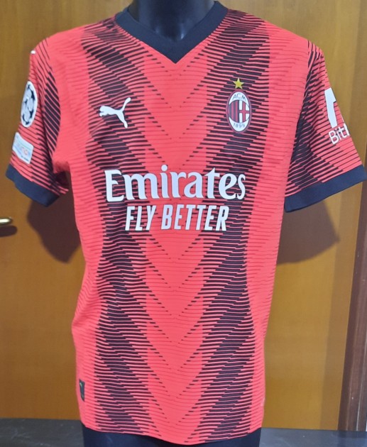 Maglia Authentic Giroud AC Milan 2023 24 Autografata CharityStars