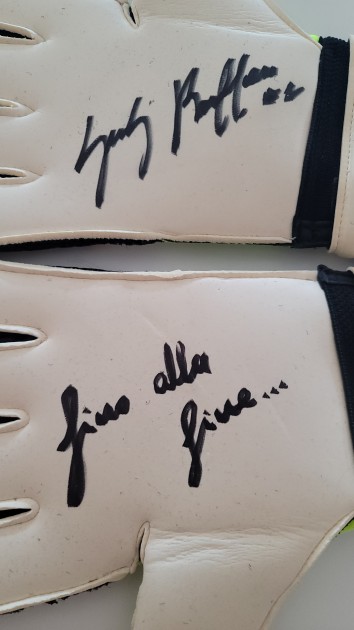 Puma Gloves Worn And Signed By Gianluigi Buffon Charitystars