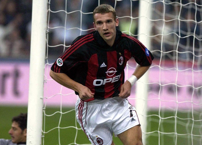 Maglia Authentic Shevchenko Milan Autografata Charitystars