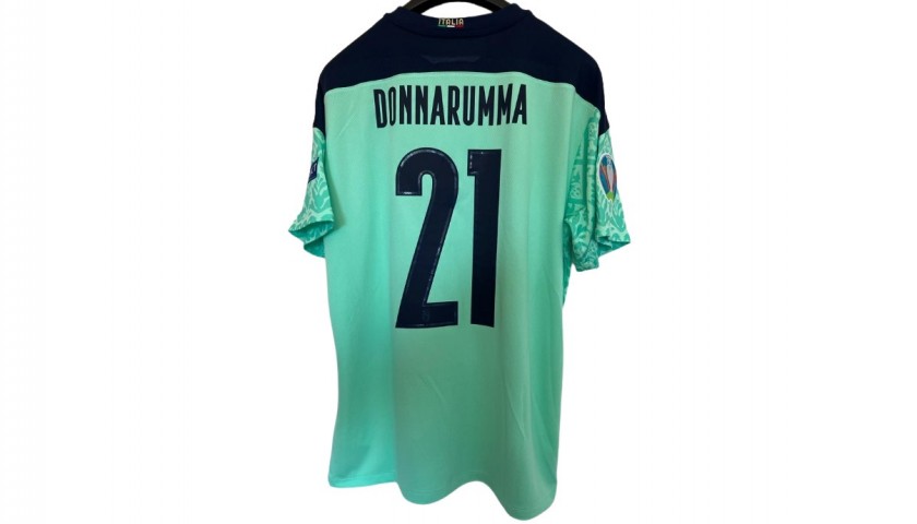 Donnarumma S Match Shirt Italy Austria Charitystars