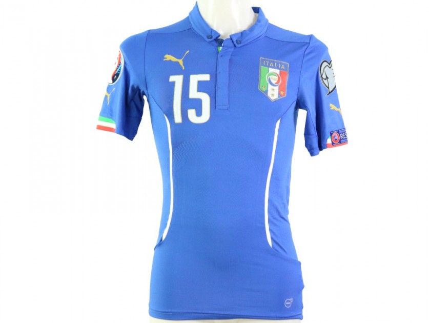 Florenzi S Italy Match Shirt Euro 2016 Qualifiers CharityStars