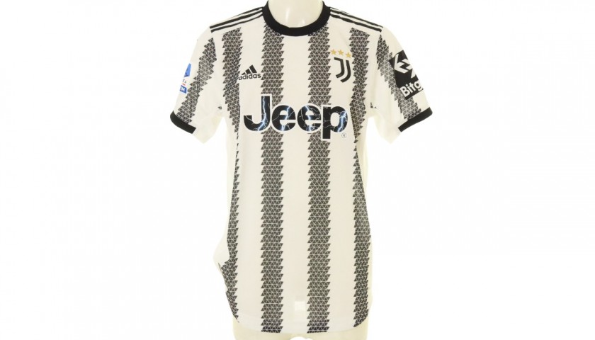 Vlahovic S Juventus Match Shirt 2022 23 CharityStars