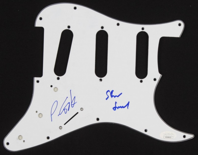 The Sex Pistols Signed Guitar Pick Guard Charitystars