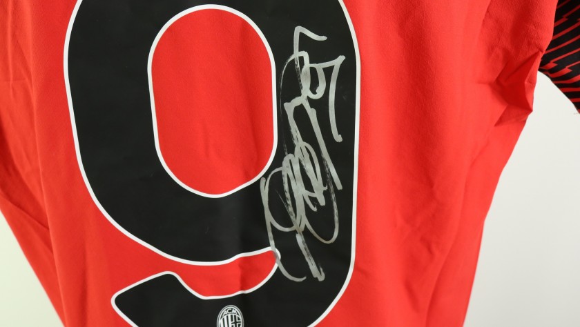 Maglia Authentic Inzaghi Milan Autografata Charitystars