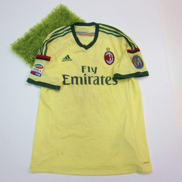 Mexes Milan Match Worn Shirt Serie A 2014 2015 CharityStars