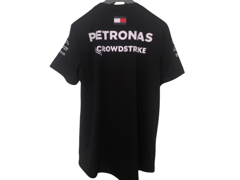 Mercedes Amg F Team Official T Shirt Signed By Lewis Hamilton