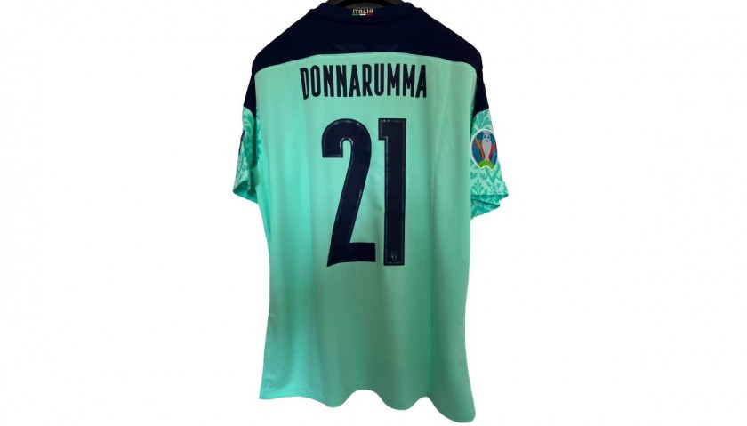 Donnarumma S Match Issued Shirt Italy Austria 2021 CharityStars