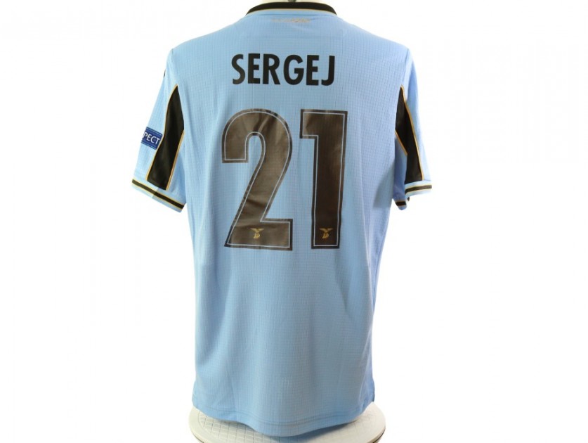 Milinkovic Savic S Lazio Match Shirt Ucl Charitystars