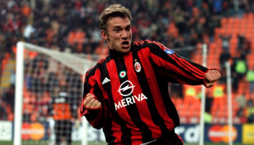 Maglia Authentic Shevchenko Milan Autografata Charitystars