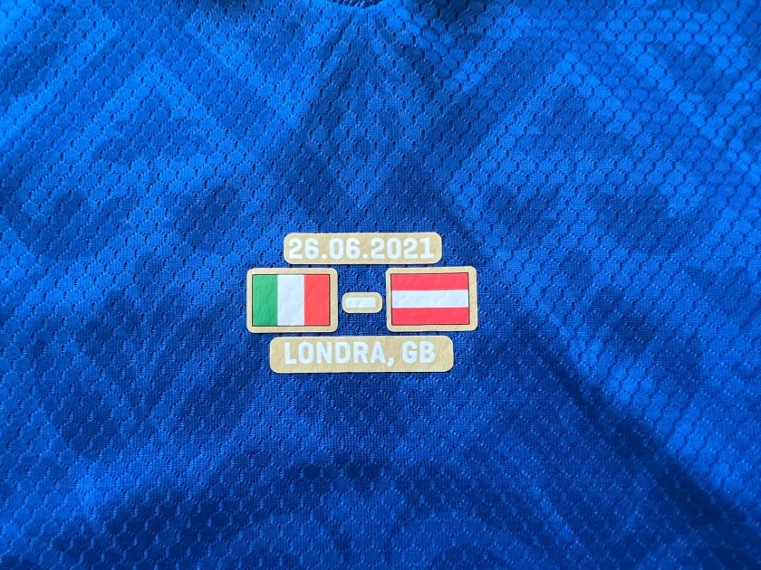 Barella S Match Shirt Italy Austria Charitystars