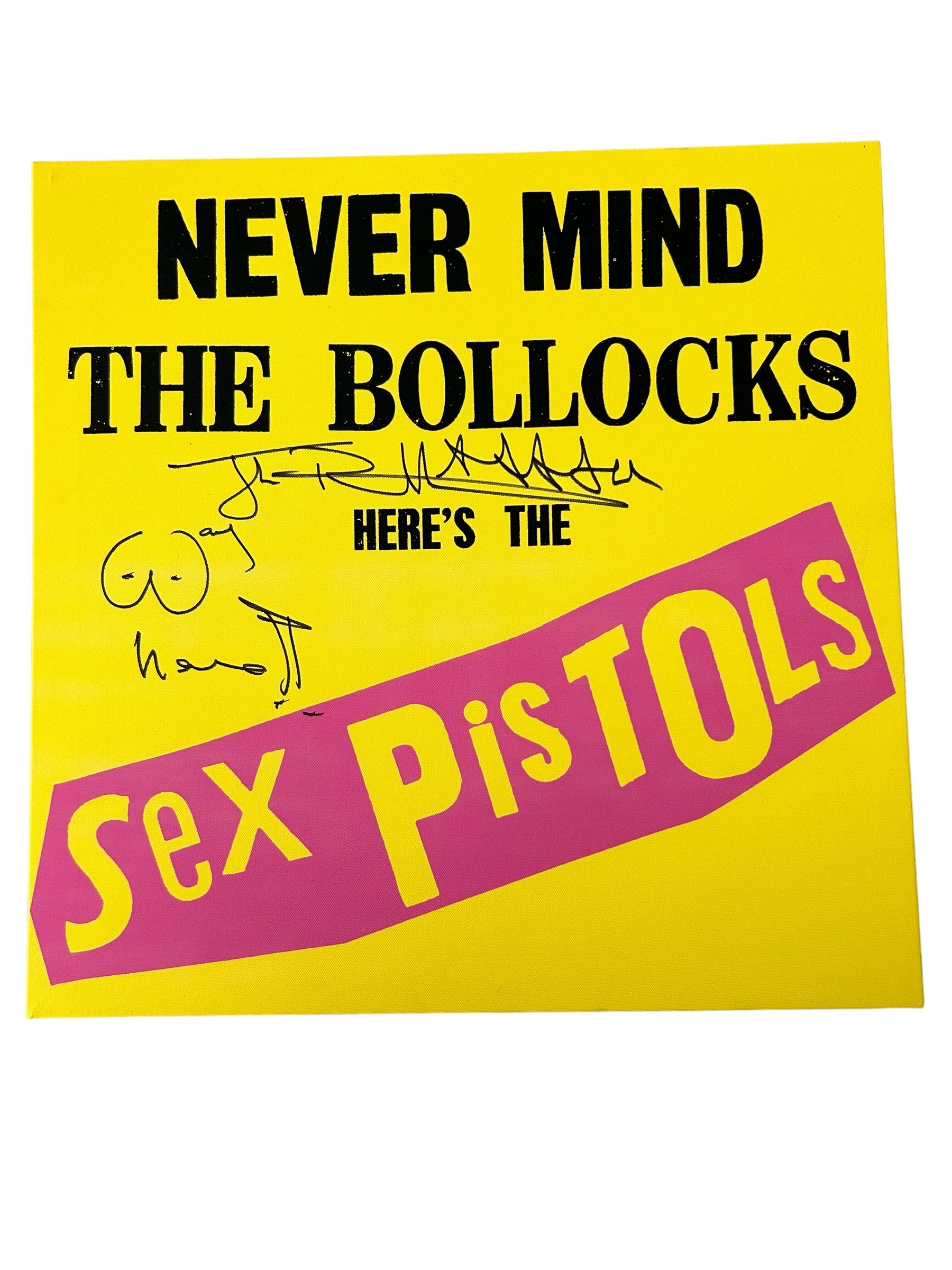 John Lydon Of Sex Pistols Signed Canvas Charitystars