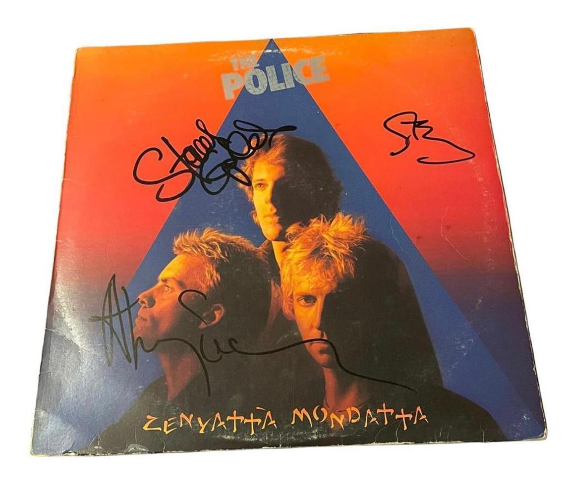 The Police Signed Zenyatta Mondatta Vinyl LP CharityStars