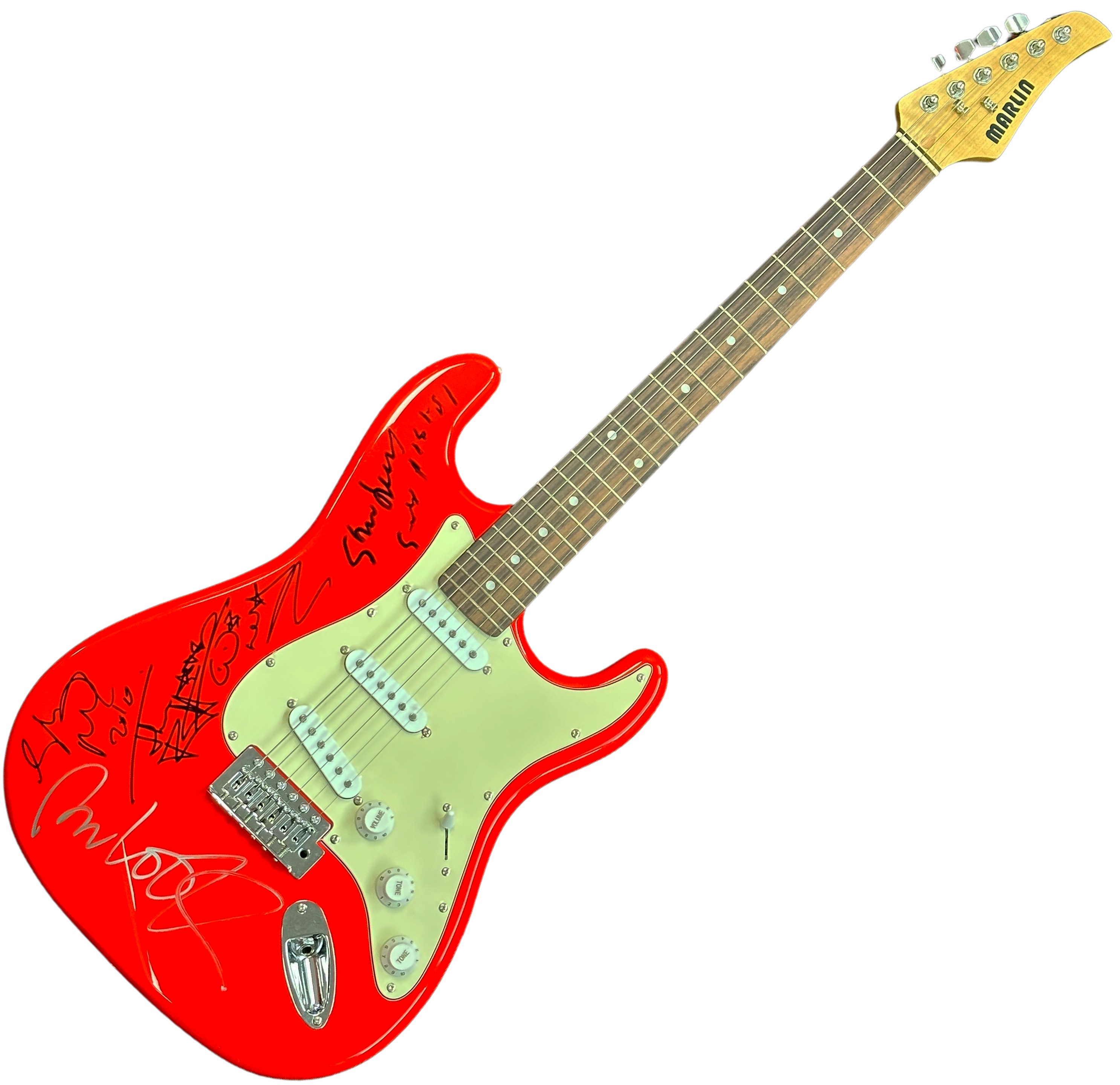 Sex Pistols Signed Electric Guitar CharityStars