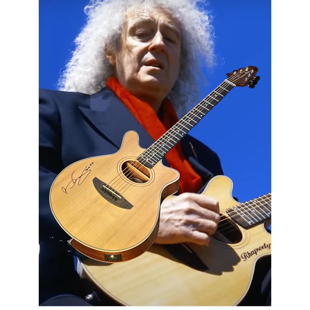 Chitarra Acustica Ufficiale Firmata Brian May Dei Queen CharityStars