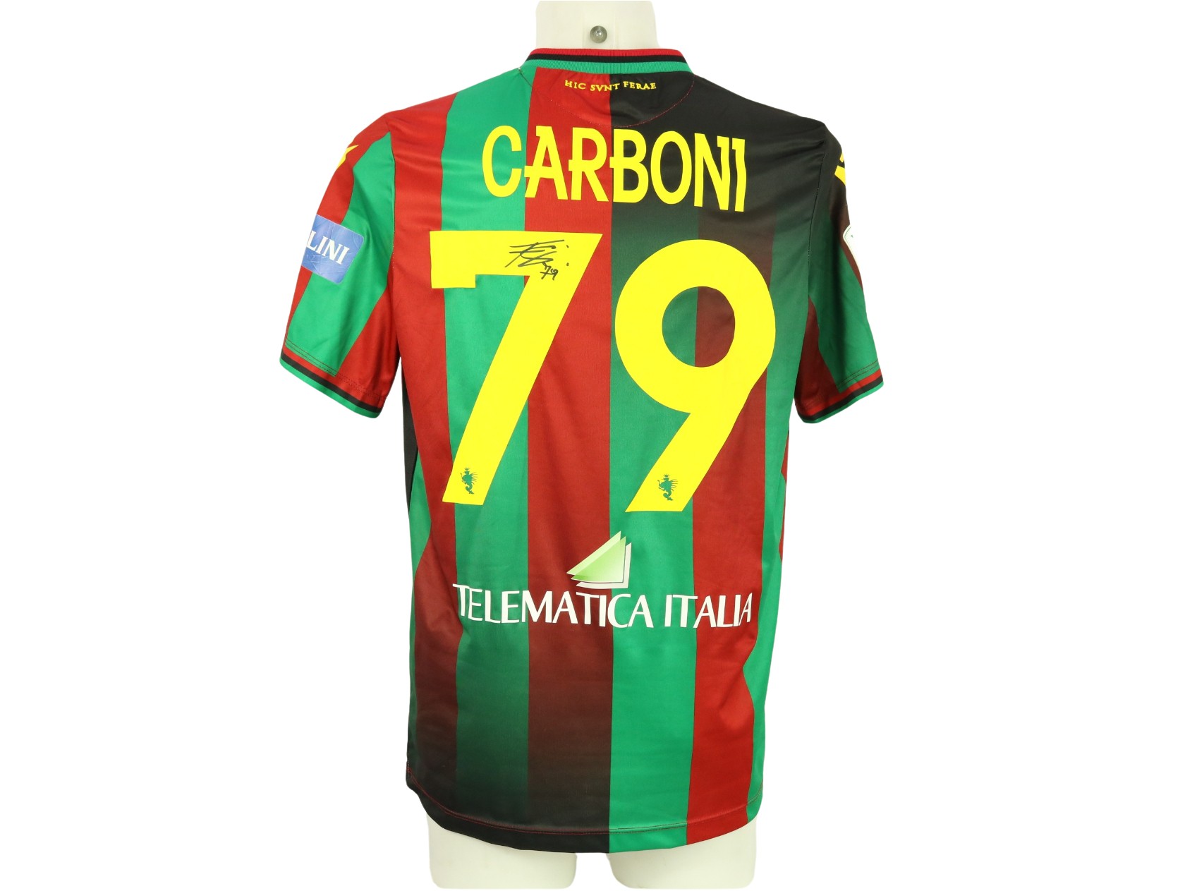 Carboni S Match Worn Signed Shirt Ternana Vs Lecco Charitystars