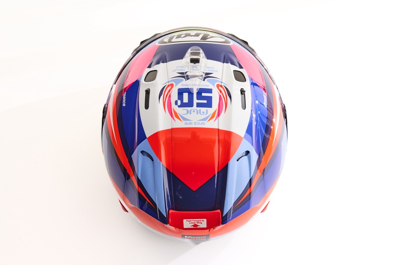 Arai Rx V Evo Helmet Misano Mwc Edition Charitystars