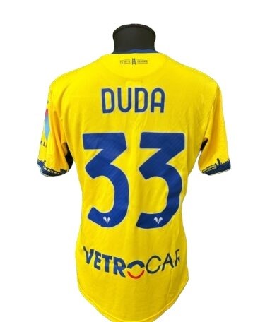 Duda S Hellas Verona Match Worn Shirt Charitystars