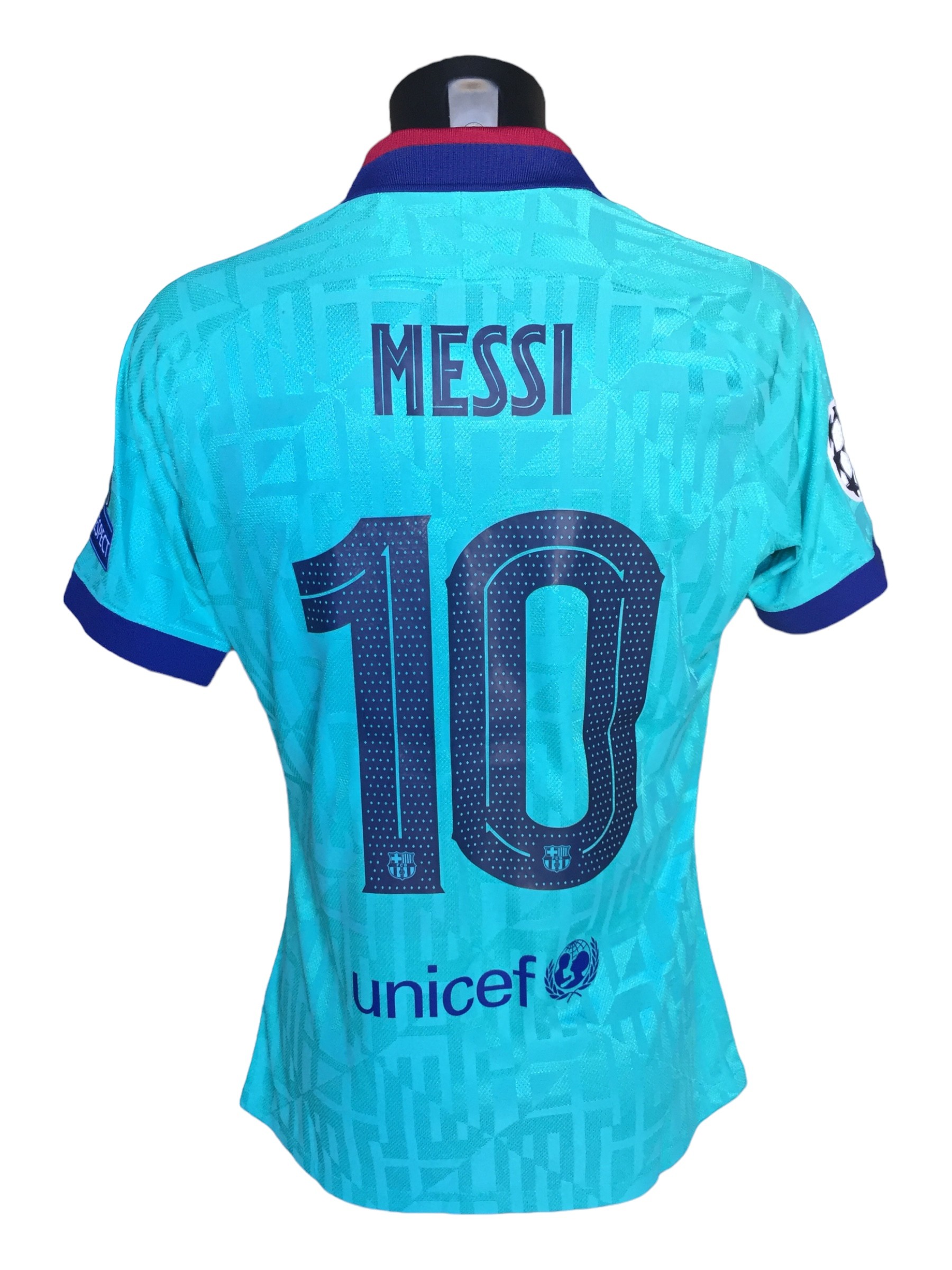 Lionel Messi S FC Barcelona 2019 Issued Shirt Vs Borussia Dortmund