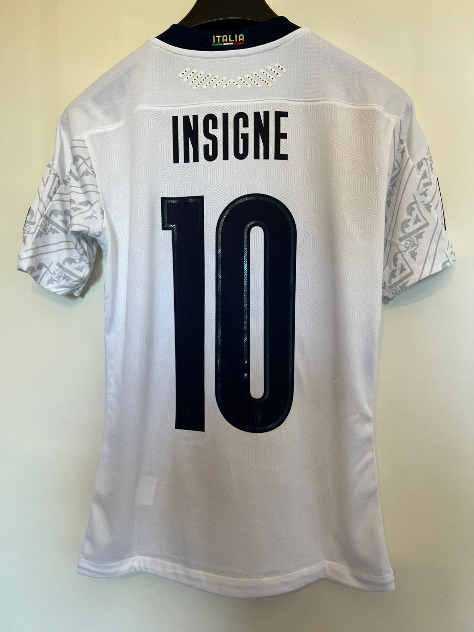 Insigne S Match Issued Shirt Bosnia Italy 2020 CharityStars