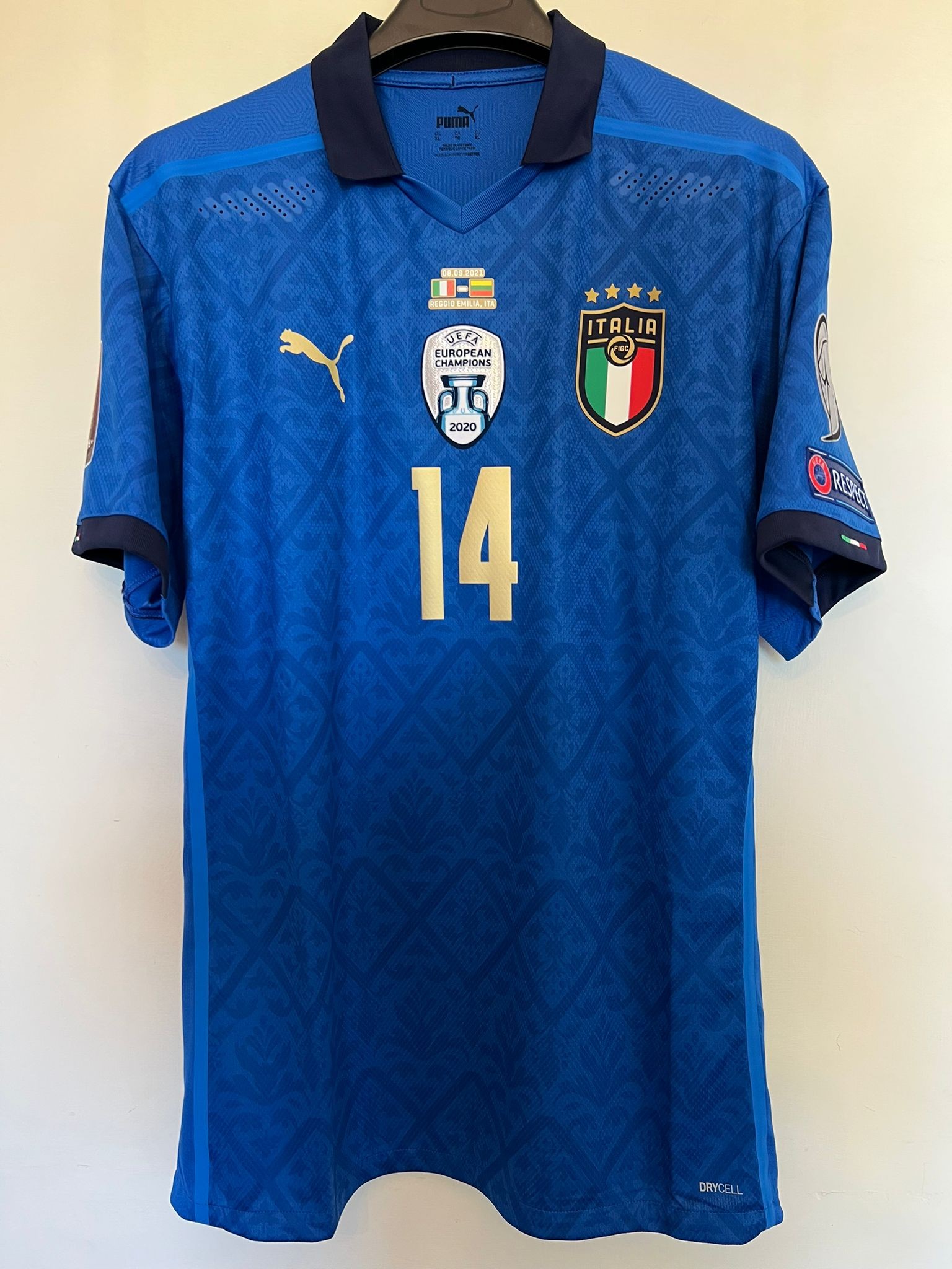 Scamacca S Match Shirt Italy Lithuania Charitystars