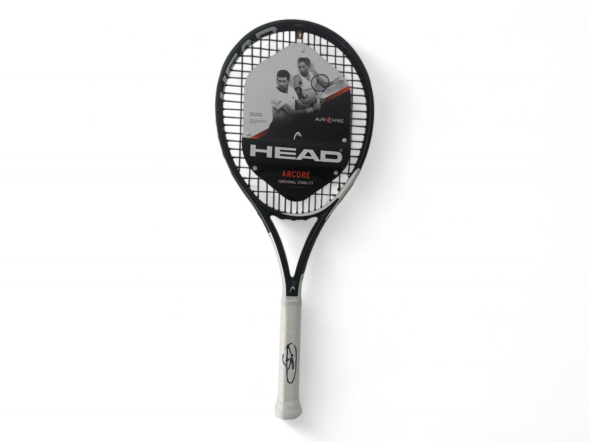 Novak Djokovic's Signed Tennis Racket