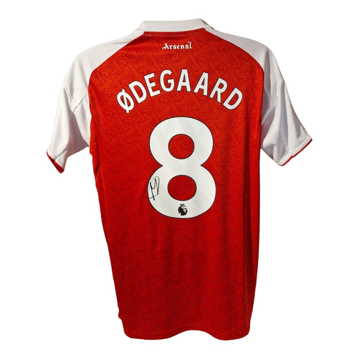 Martin Odegaard Signed Arsenal 2025-26 Home Football Shirt