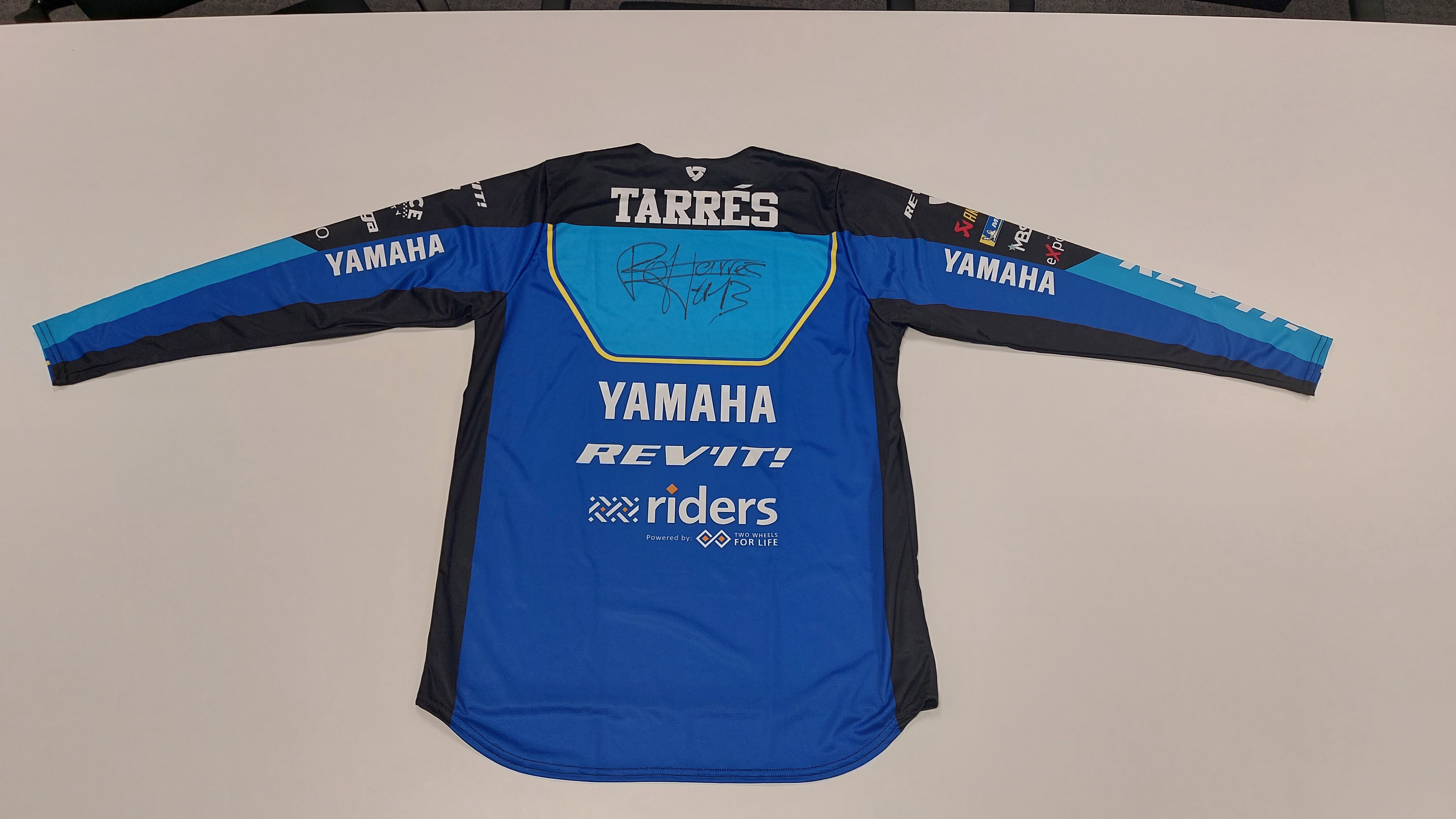 Pol Tarrés Signed Yamaha Ténéré World Raid Team Official Jersey