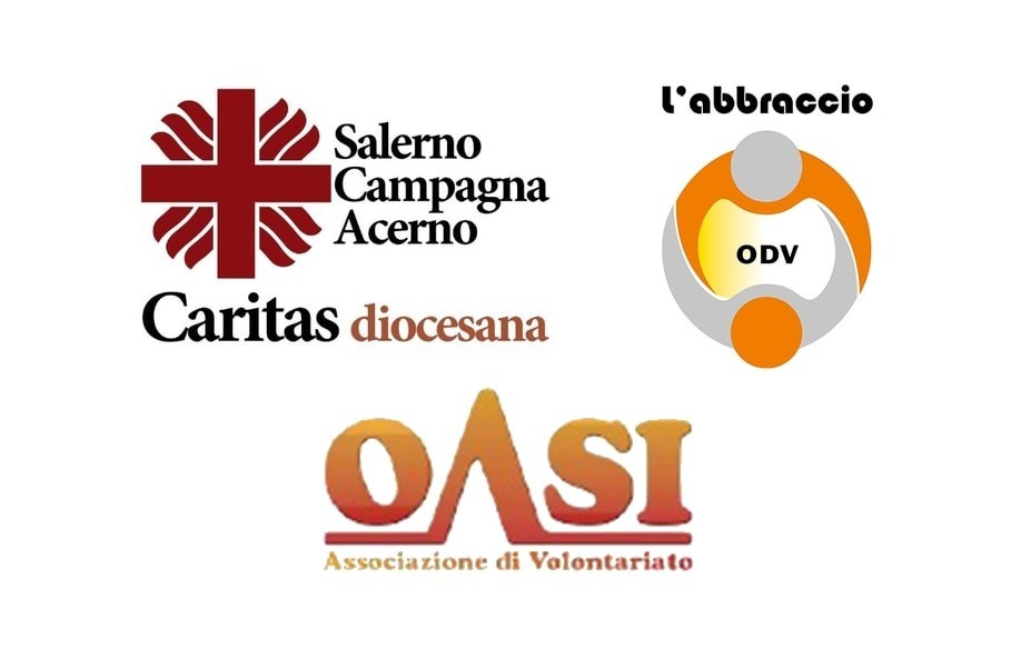 Fondazione Caritas Salerno, L'Associazione L'Abbraccio ODV, L’associazione di volontariato OASI 