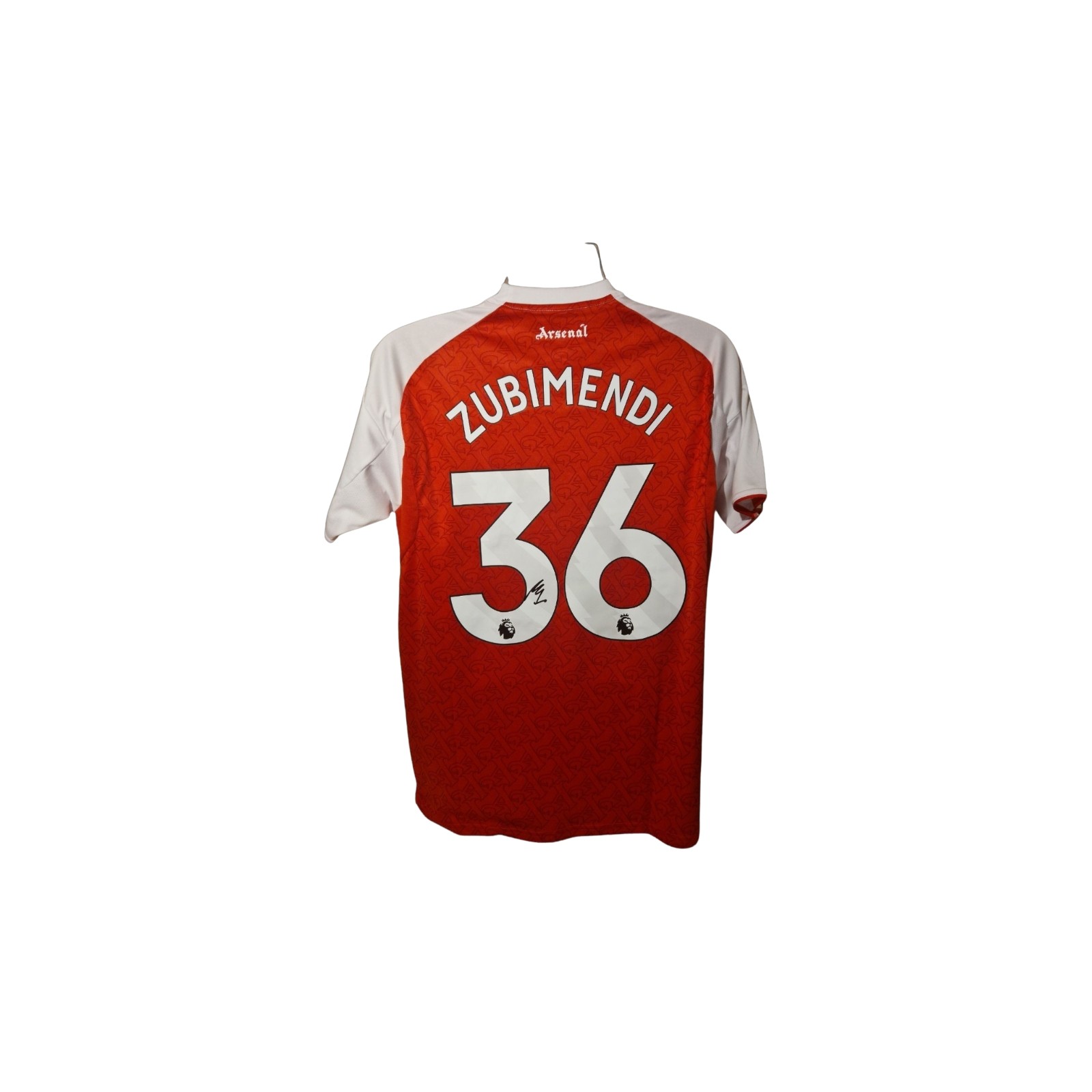 Martin Zubimendi Signed Arsenal 2025-26 Home Football Shirt