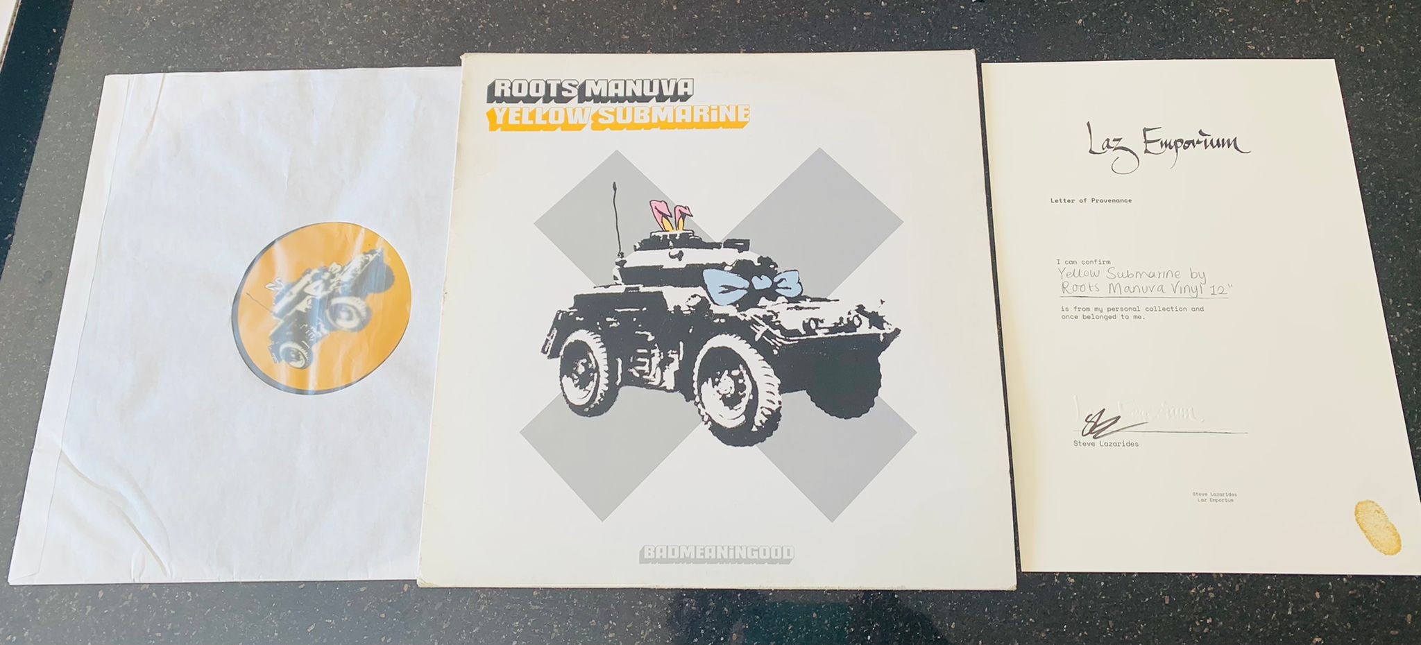 Yellow Submarine by Roots Manuva Vinyl 12" - Banksy