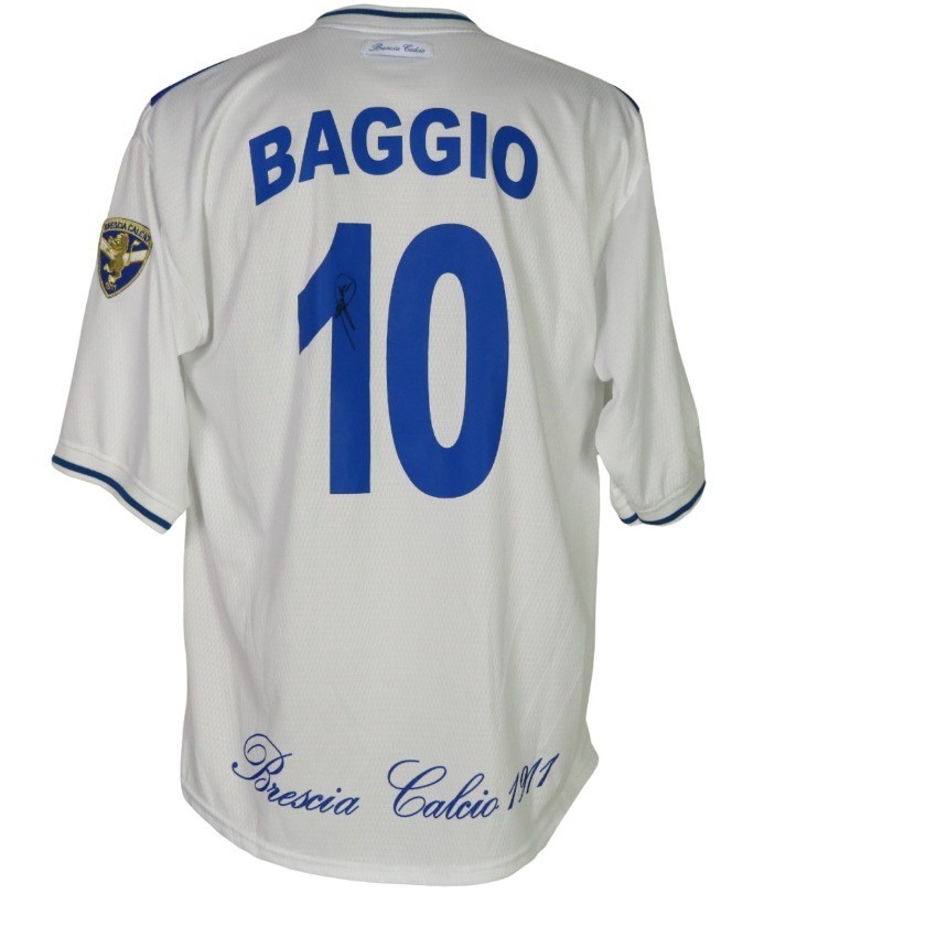 Baggio's Brescia Signed Match-Issued Shirt, 2000/01