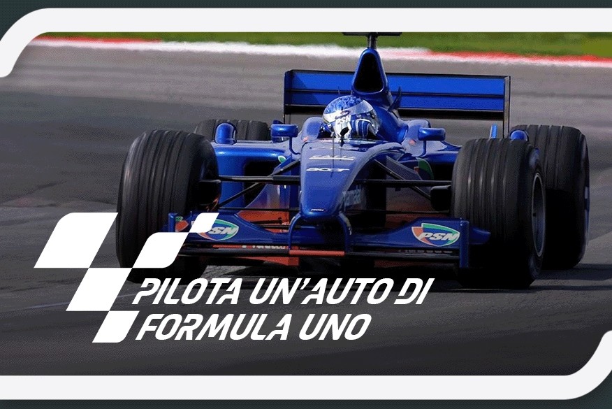 Opportunità di pilotare un'auto di Formula Uno