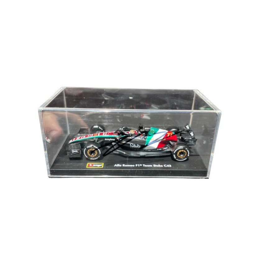 Alfa Romeo C43 Italian GP 2023 Model Car, 1:43 Scale - Signed by Valtteri Bottas