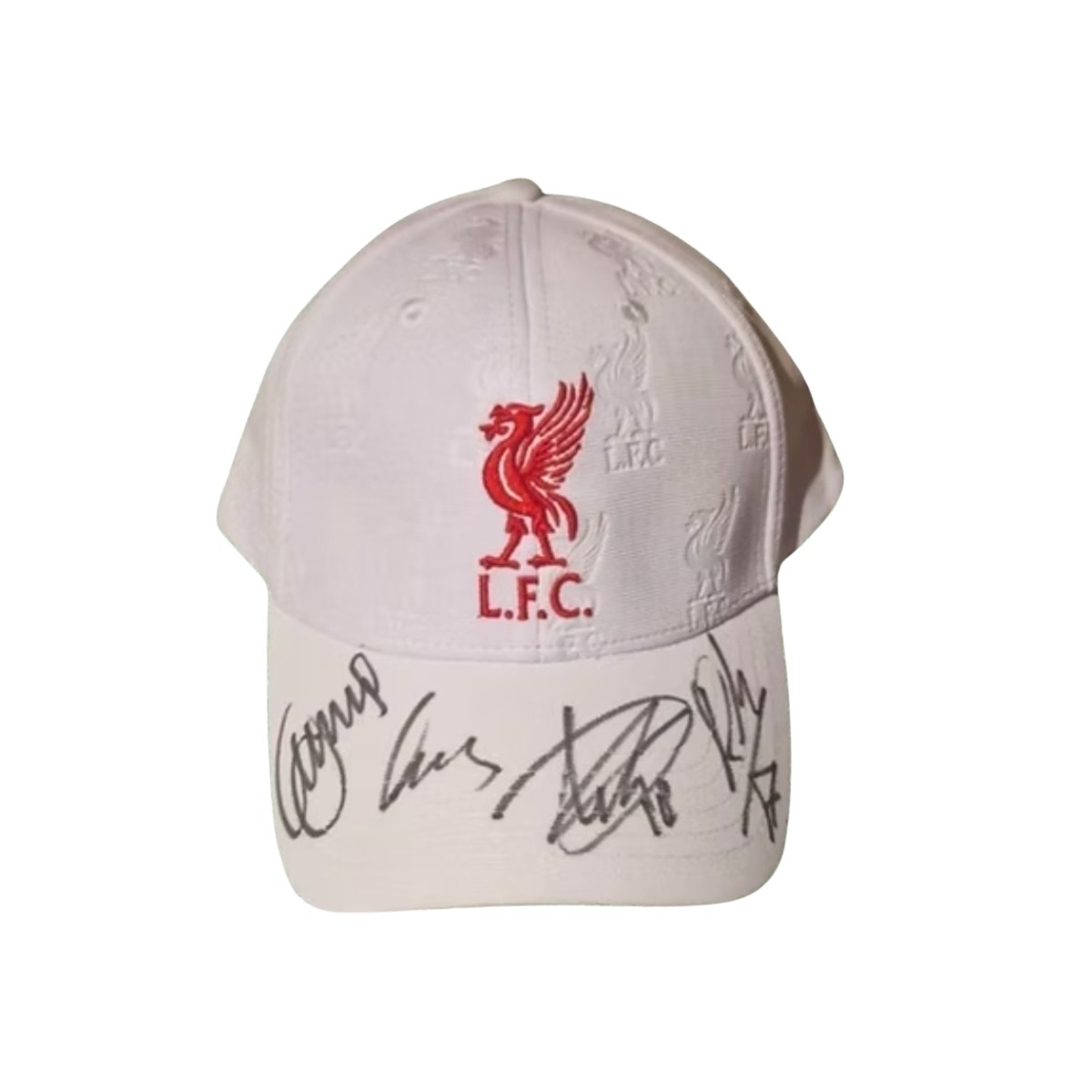 Liverpool FC ルイス・ディアス直筆サイン入りキャップ Official Liverpool Cap Signed by Cisse, Klavan, Kuyt, Dudek