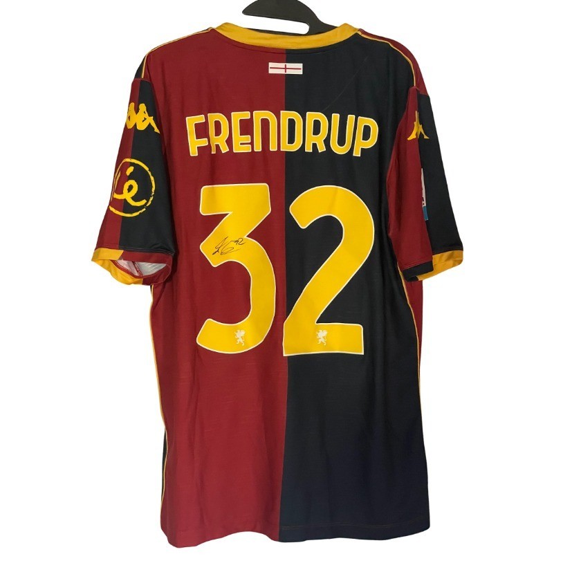 R - Frendrup's Genoa Signed Official Shirt, 2025/26