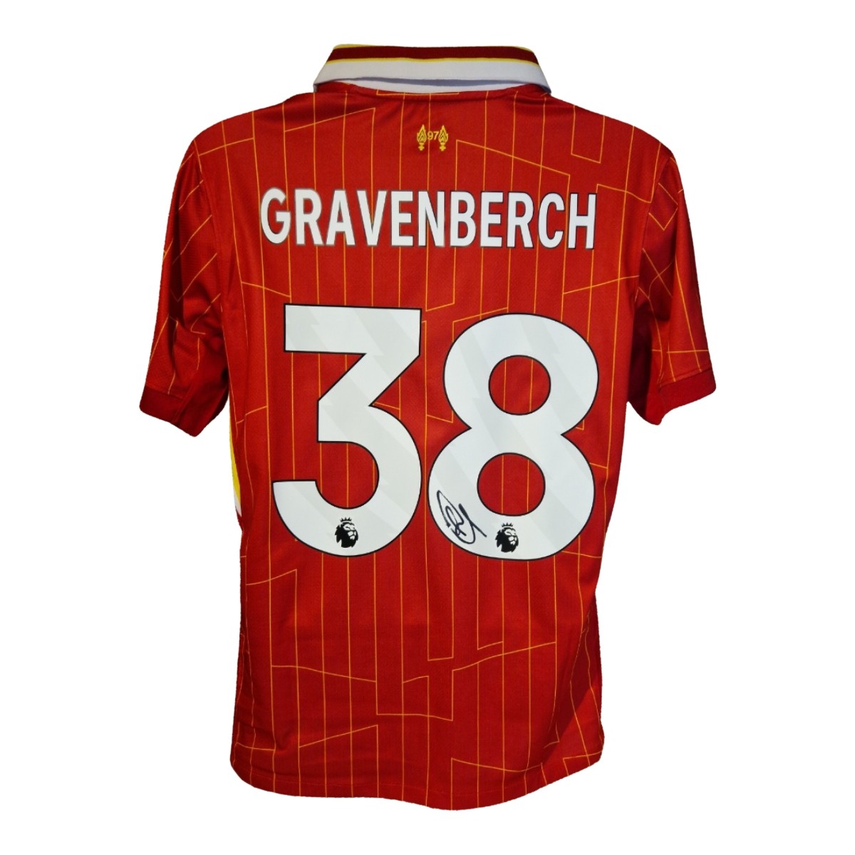 Ryan Gravenberch Signed Liverpool 2024–25 Football Shirt