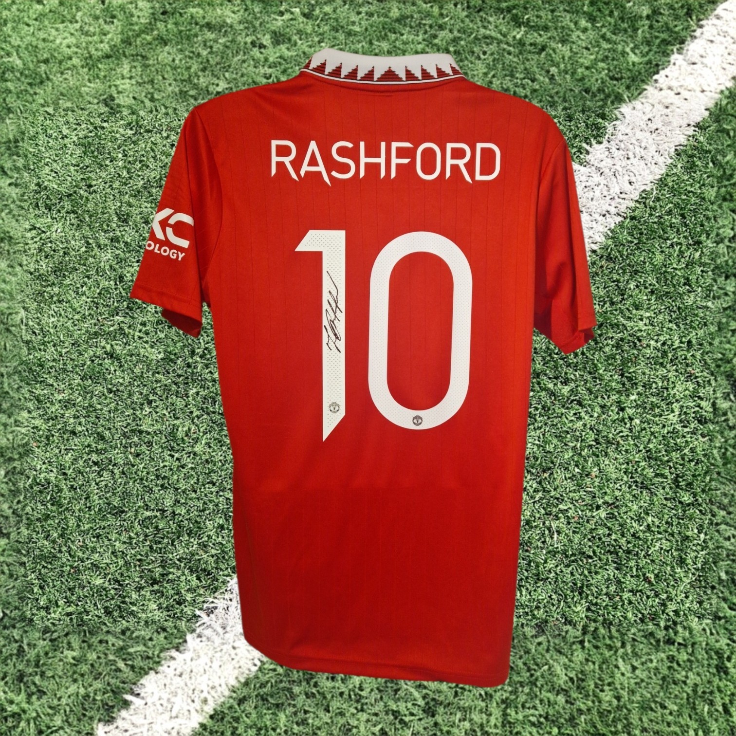 Marcus Rashford Signed Manchester United 2022–23 Official Home