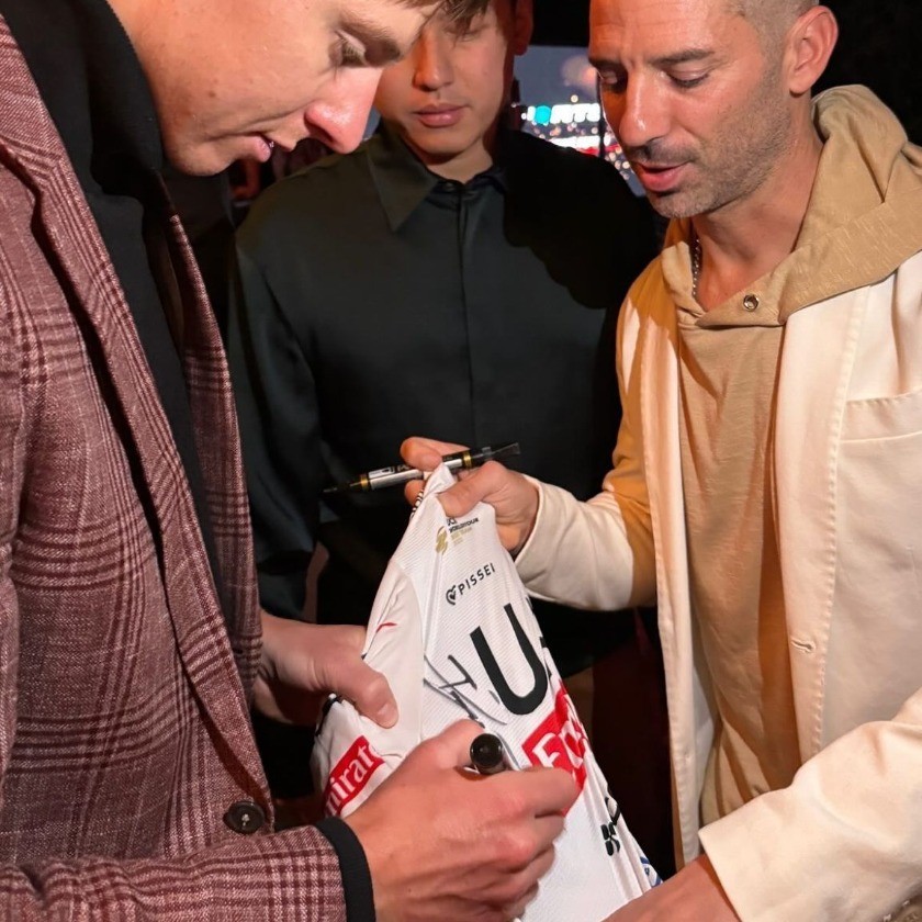 Tadej Pogacar's UAE Emirates Signed Shirt, 2024