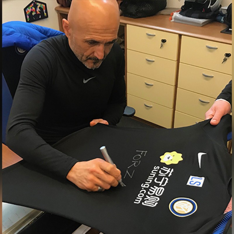 Spalletti's Signed Practice-Issued 2017/18 Inter Shirt 