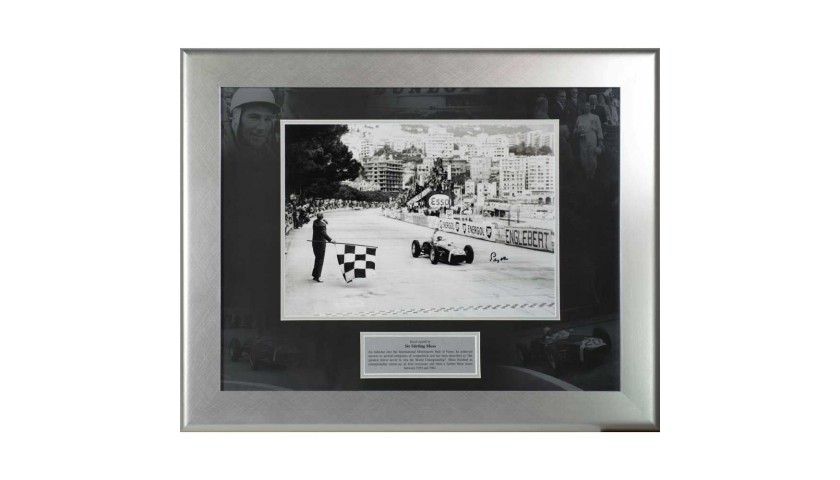 Stirling Moss Chequered Flag