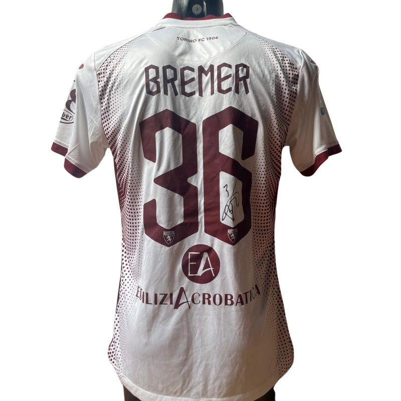 Bremer's Torino Match-Issued Shirt, 2019/20 - Signed with video evidence