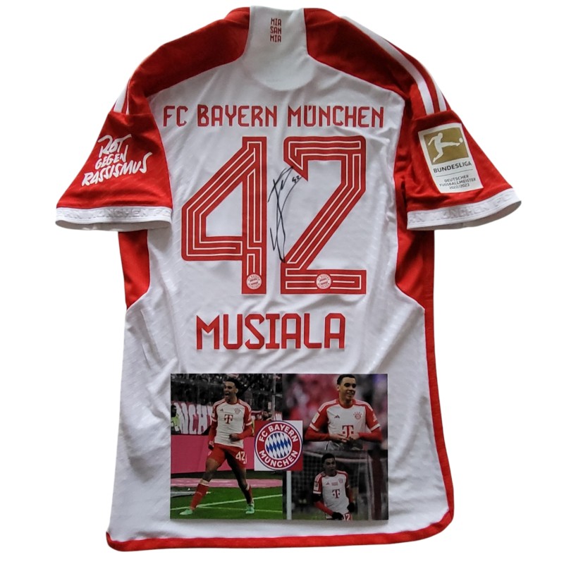 Maglia Preparata Musiala Bayern Monaco vs Magonza, 2024 - Autografata