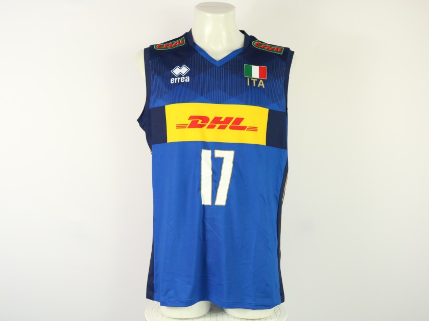 Men's national team jersey - athlete Anzani - of the 2022 Volleyball World Cup worn